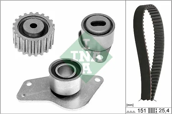 Ina 530018510 Комплект ремня ГРМ Renault