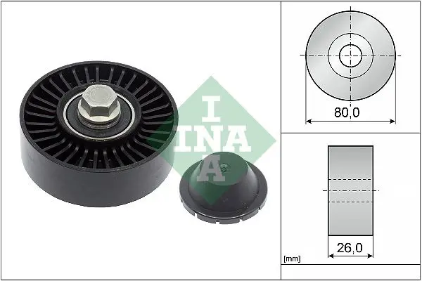 Ina 532051210 Ролик обводной BMW E81, E90,