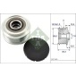 535018410 Шкив генератора Toyota Avensis