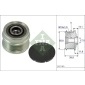 535021810 Шкив генератора FORD: FOCUS II