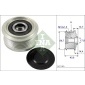 535022810 Ina Шкив генератора Opel Astra