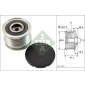 535017810 Ina Шкив генератора BMW/ MINI
