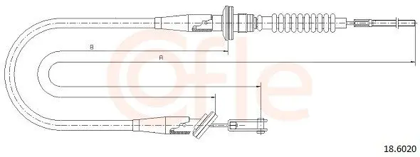 COFLE 186020 Трос