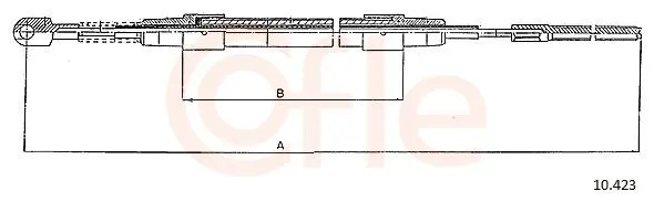 COFLE 10423 Трос