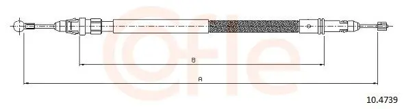 COFLE 104739 Трос