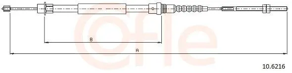COFLE 106216 Трос