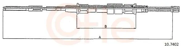 COFLE 107402 Трос