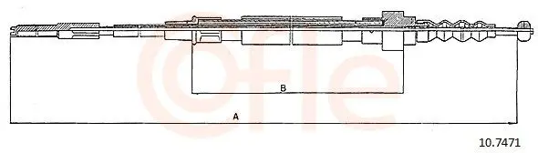 COFLE 107471 Трос