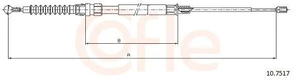 COFLE 107517 Трос