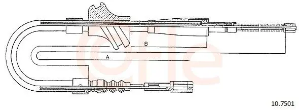 COFLE 107501 Трос