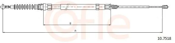 COFLE 107518 Трос