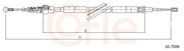 COFLE 107506 Трос