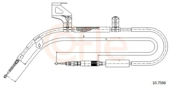 COFLE 107586 Трос