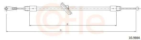 COFLE 109864 Трос
