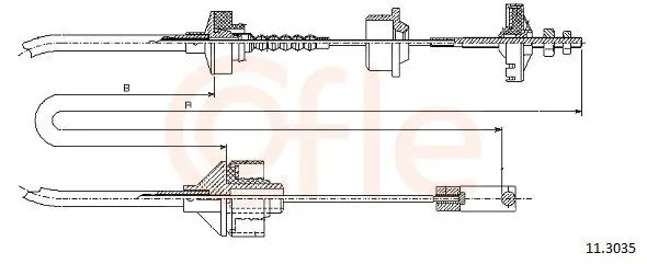 COFLE 113035 Трос