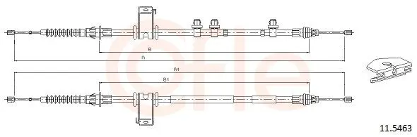 COFLE 115463 Трос