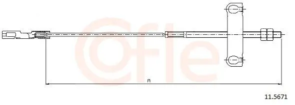 COFLE 115671 Трос