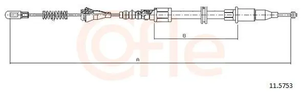 COFLE 115753 Трос