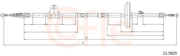 COFLE 115825 Трос
