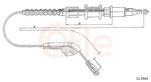 COFLE 115943 Трос