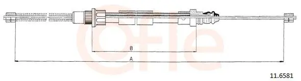 COFLE 116581 Трос