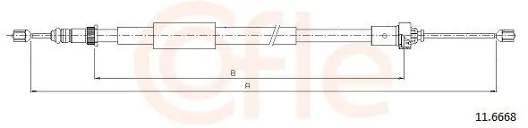 COFLE 116668 Трос