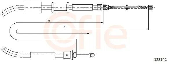 COFLE 1281P2 Трос