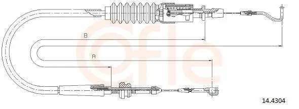 COFLE 144304 Трос
