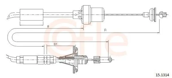 COFLE 151314 Трос
