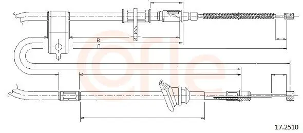 COFLE 172510 Трос