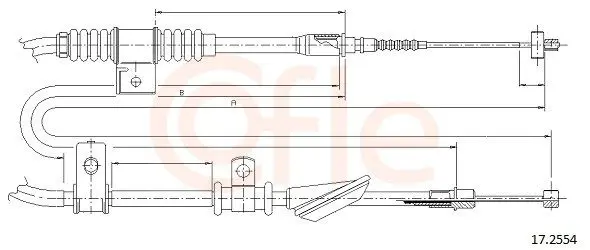 COFLE 172554 Трос