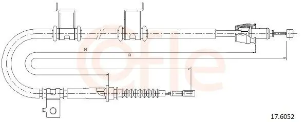 COFLE 176052 Трос