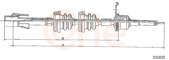 COFLE S31025 Вал
