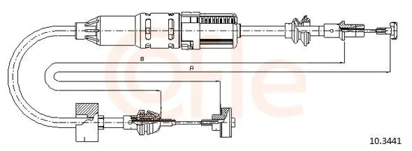 Cofle 92103441 Трос сцепления SEAT AROSA all