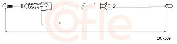 COFLE 107509 Трос