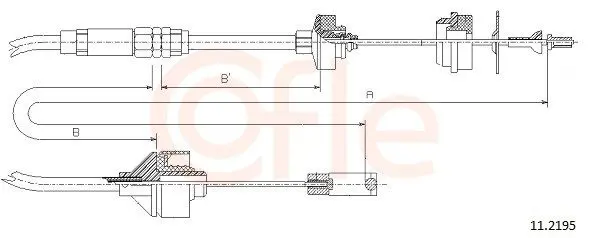 COFLE 112195 Трос