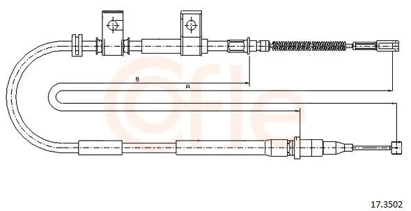 COFLE 173502 Трос