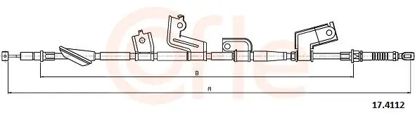 92.17.4112 Cable Pull, parking brake
