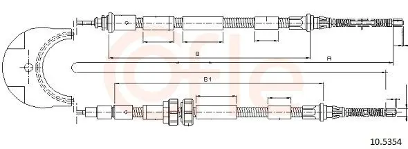 COFLE 105354 Трос