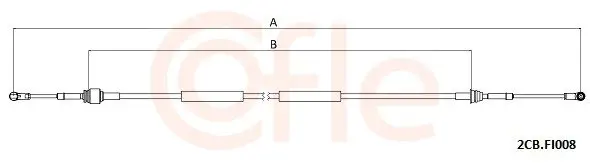 2CB.FI008 Трос, механическая коробка