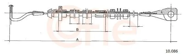 92.10.086 Тросик газа