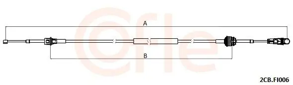 2CB.FI006 Трос, механическая коробка