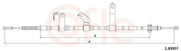 92.1.KI007 Трос ручного тормоза