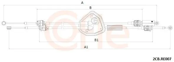 92.2CB.RE007 Трос КПП