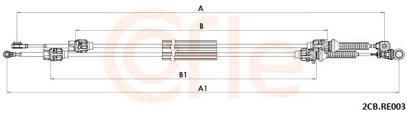 92.2CB.RE003 Трос, механическая коробка
