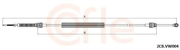 922CBVK004 Трос, механическая коробка