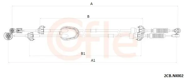 COFLE 2CBNI002 Cable Pull, manual