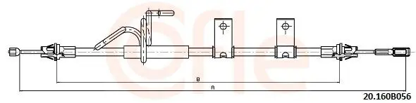 COFLE 20160B056 Трос