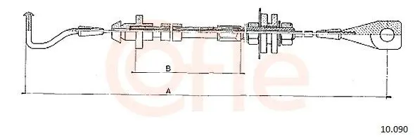 COFLE 9210090 Трос газа
