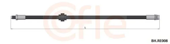 COFLE 92BHRE008 Шланг тормозной передн RENAULT